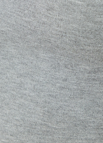 Серая женская футболка-поло KOTON меланжевая