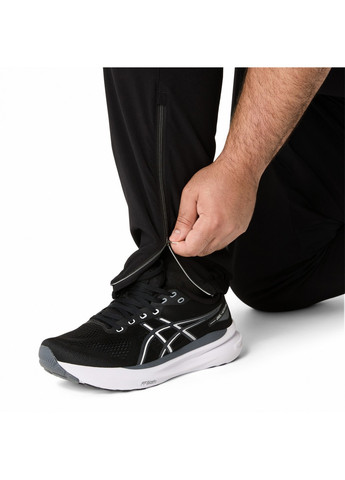 Черные спортивные, кэжуал демисезонные прямые брюки Asics