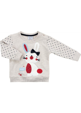 Бежевий демісезонний костюм десткий з зайчиками (10188-74g-beige) Breeze