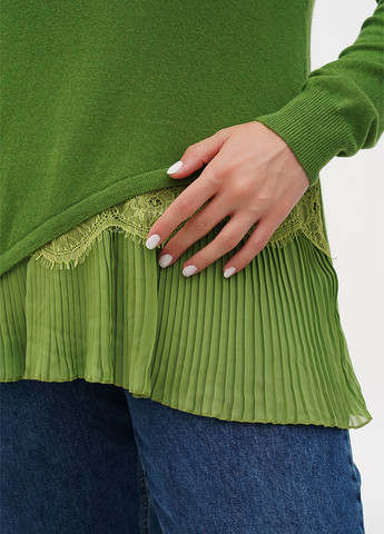 Зелений демісезонний джемпер джемпер Sassofono