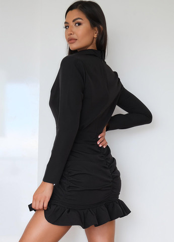 Черное кэжуал платье платье-жакет Missguided однотонное