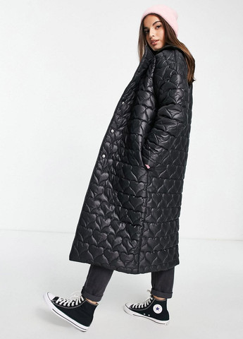 Чорна демісезонна куртка куртка-пальто Asos