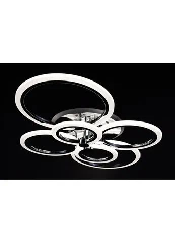 Люстра стельова LED з пультом A2374/6-RGB-ch Хром 11х57х77 див. Sunnysky (253629121)