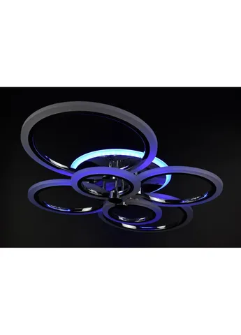 Люстра стельова LED з пультом A2374/6-RGB-ch Хром 11х57х77 див. Sunnysky (253629121)