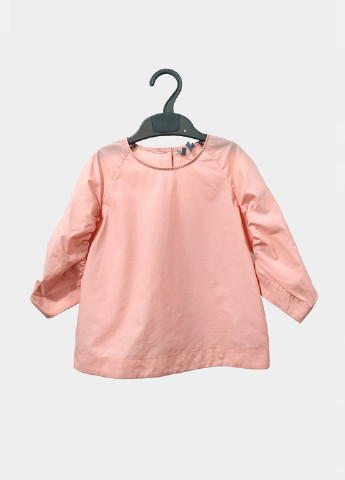 Розовая однотонная блузка Cos демисезонная