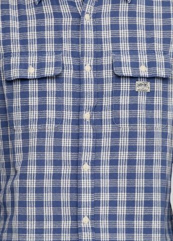 Голубой рубашка в клетку Ralph Lauren