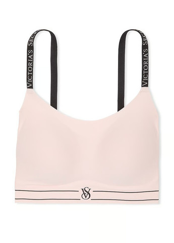 Рожевий топ бюстгальтер Victoria's Secret без кісточок поліамід