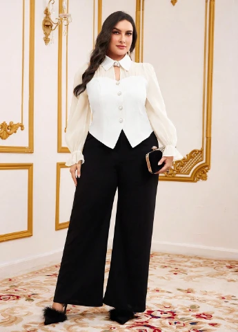Белая блуза SHEIN