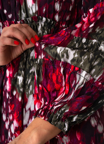 Комбинированное кэжуал платье Marc Aurel с абстрактным узором