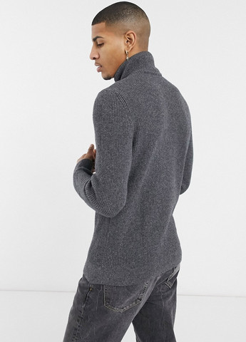 Темно-сірий демісезонний светр Knowledge Cotton Apparel