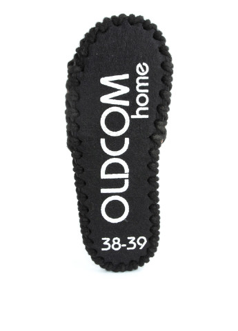 Бежевые тапочки Oldcom с вышивкой