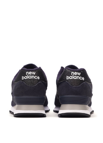 Темно-синие всесезонные кроссовки New Balance Model 574 GLITTER