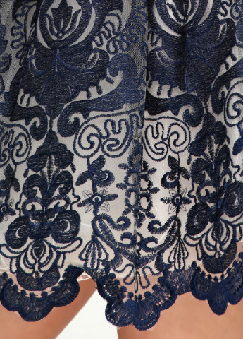 Темно-синее коктейльное платье Chi Chi с абстрактным узором