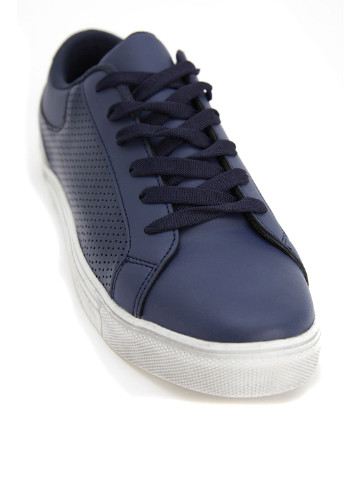 Темно-синие ботинки DeFacto