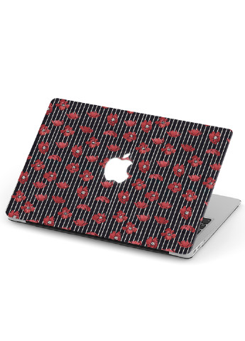 Чохол пластиковий для Apple MacBook Pro 13 A1706 / A1708 / A1989 / A2159 / A1988 Червоні маки (9648-2782) MobiPrint (219124049)