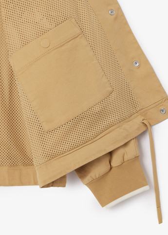 Світло-коричнева демісезонна куртка Lacoste