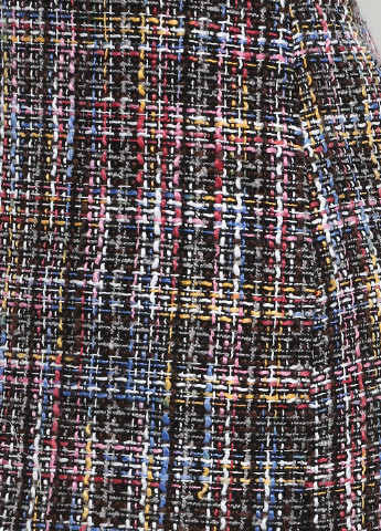 Разноцветная кэжуал в клетку юбка H&M
