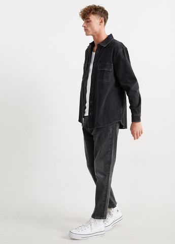 Темно-серые демисезонные джинсы C&A