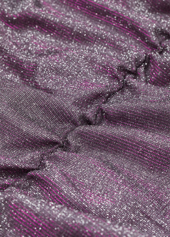 Темно-фиолетовое кэжуал, вечернее платье H&M однотонное