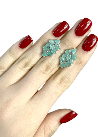 Серьги Silver Flame (181092966)