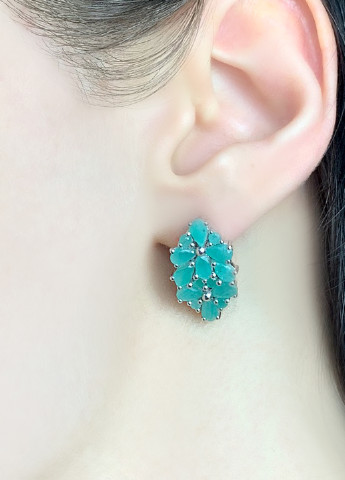 Серьги Silver Flame (181092966)