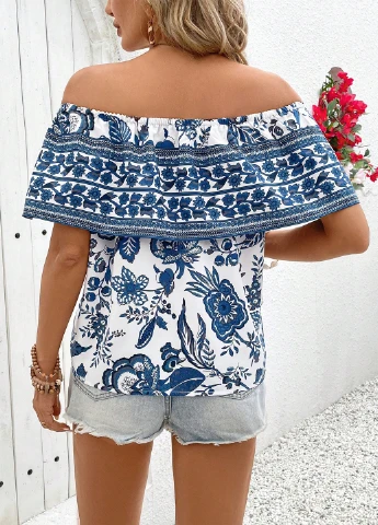 Комбинированная блуза SHEIN