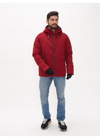Красная зимняя куртка зимняя heikki Huppa
