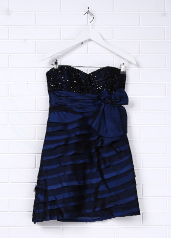 Синя коктейльна плаття, сукня Destino однотонна