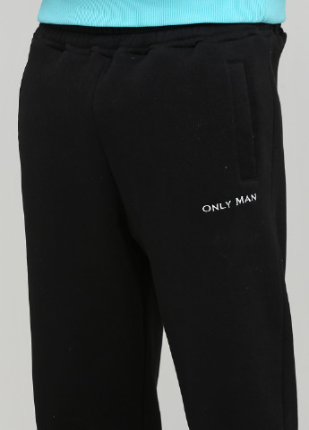 Черные спортивные зимние прямые брюки Only Man
