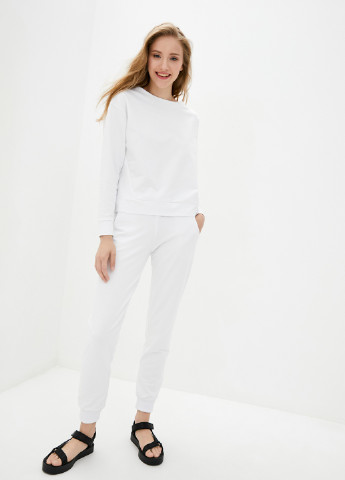 Белые спортивные демисезонные брюки Daria Karpiuk