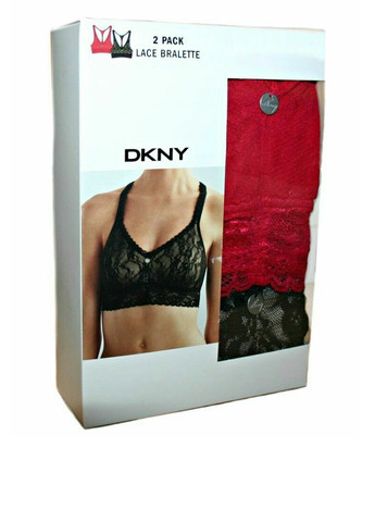 Комбінований мінімайзер бюстгальтер (2 шт.) DKNY без кісточок нейлон