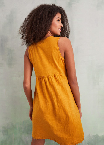 Жовтий пляжна сукня кльош Women'secret меланжева