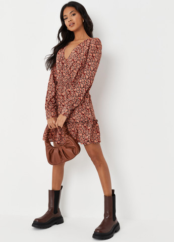 Комбінована кежуал сукня Missguided з квітковим принтом