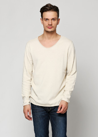 Бежевый демисезонный пуловер пуловер Tom Tailor