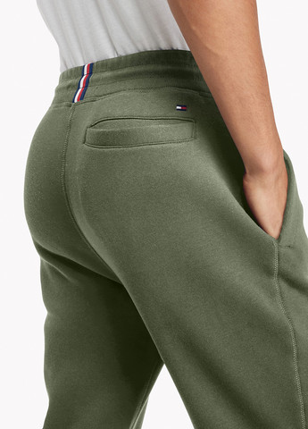 Зеленые спортивные демисезонные джоггеры брюки Tommy Hilfiger
