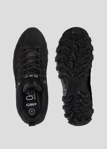 Черные всесезонные черные трекинговые кроссовки rigel low trekking shoes wp CMP