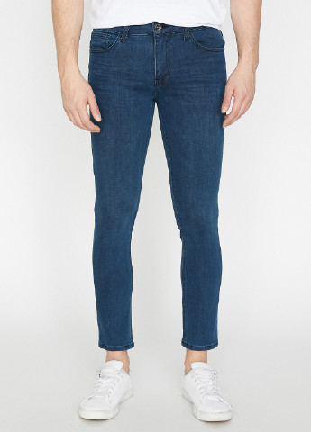 Темно-синие демисезонные джинсы KOTON