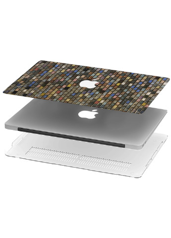 Чохол пластиковий для Apple MacBook Air 11 A1465 / A1370 Цегляний фон (6349-2519) MobiPrint (218859009)
