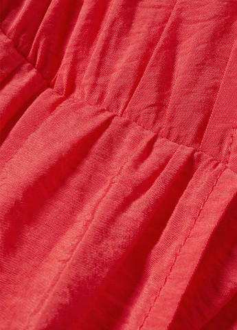 Красное кэжуал платье на запах C&A однотонное
