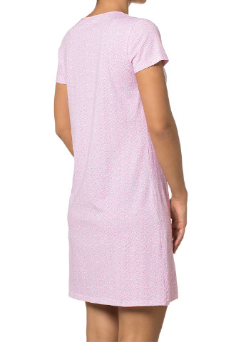 Ночная рубашка DoReMi цветочная розовая домашняя хлопок