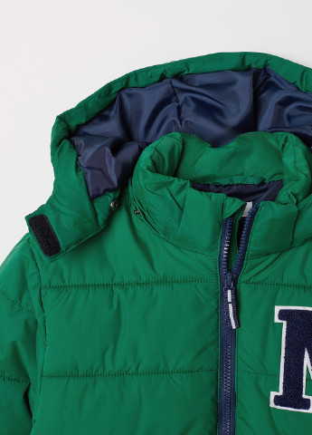 Зелена зимня куртка H&M