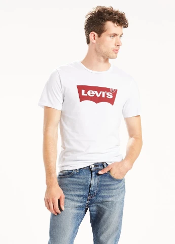 Белая футболка Levi's