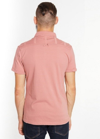 Розовая футболка-поло для мужчин Primo Emporio однотонная