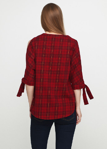 Темно-червона демісезонна блуза Alya