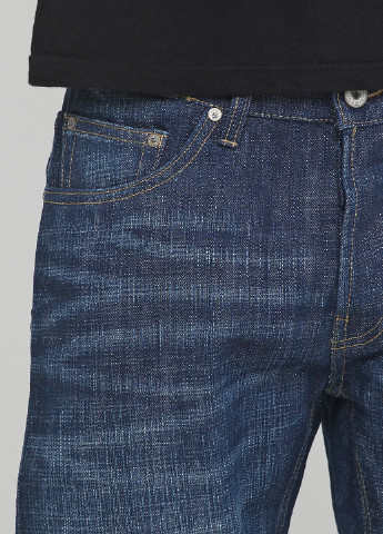 Синие демисезонные прямые джинсы Celio