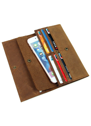 Чоловік шкіряний гаманець 19x10 см Vintage (252127350)