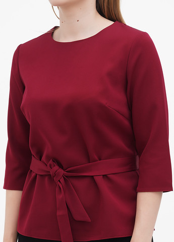 Бордовая летняя блуза Victoria Loks