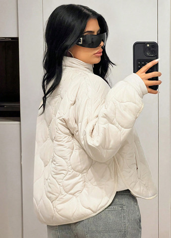 Кремова зимня куртка SHEIN
