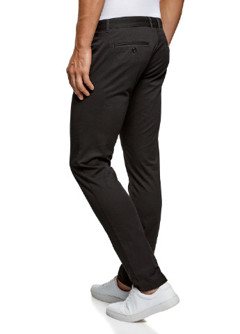 Грифельно-серые кэжуал демисезонные прямые брюки Oodji