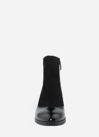 Осенние ботинки rv8080 черный Vira из натуральной замши